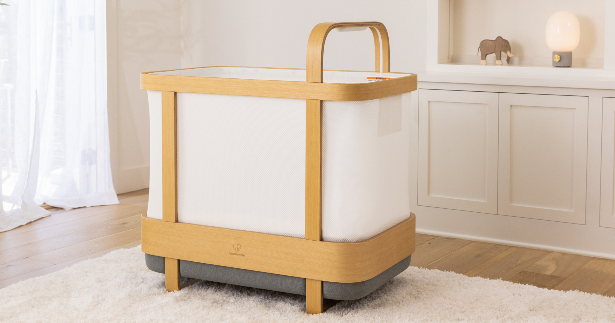 Cradlewise All in One Smart Bassinet Crib Baby Monitor And More